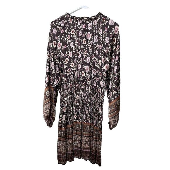New Anthropologie Current Air Size M Alyce Dress PP Motif NWT Pleats - Picture 5 of 16